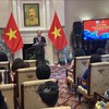 Посол Вьетнама в США Нгуен Куок Зунг выступает на церемонии. Фото: ВИА