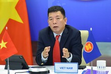 Посол Ву Хо, и.о. главы СДЛ Вьетнама при АСЕАН. Фото: baoquocte.vn