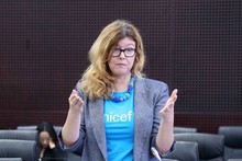 Г-жа Сильвия Данаилов, глава представительства ЮНИСЕФ во Вьетнаме. Фото: ВИА