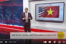 Кубинский телеканал «Cubavisión Internacional» проанализировал впечатляющие достижения Вьетнама в области экономического развития. Фото: ВИА