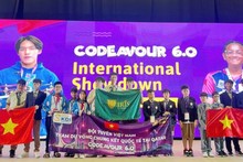 Вьетнамская команда на финале «Codeavour 6.0» в Дохе (Катар). Фото: Внештатный сотрудник