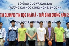 Члены вьетнамской команды на APIO 2025 года. Фото: moet.gov.vn