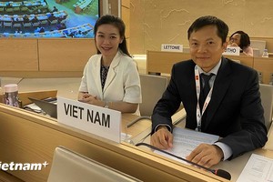 Вьетнамская делегация на 56-й сессии Совета ООН по правам человека. Фото: vietnamplus.vn