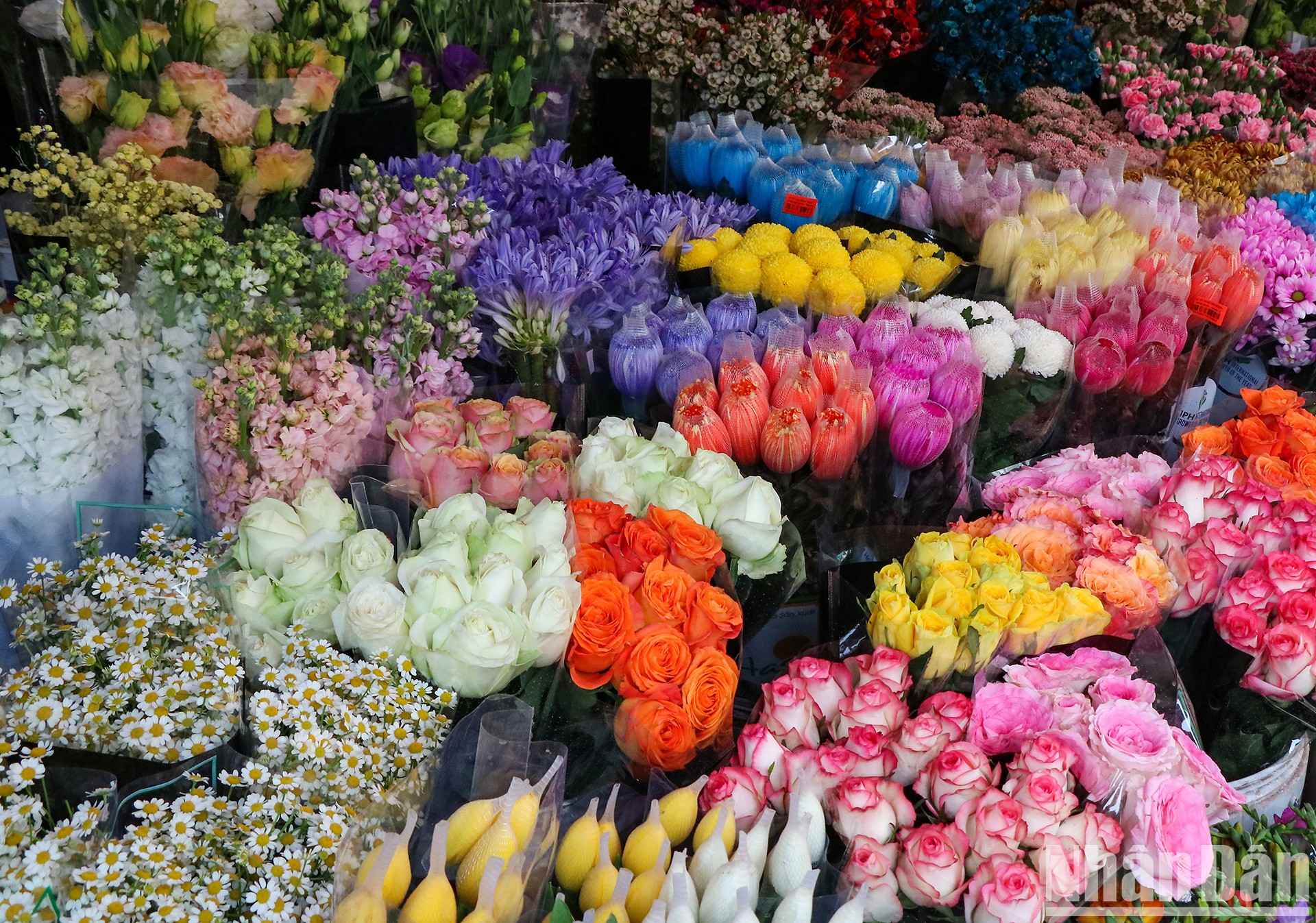 Цветочный рынок Куанган полон красок по случаю 8 марта