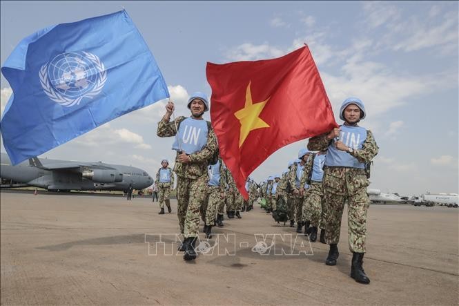 Вьетнам активно принимает участие в миротворческих операциях ООН. Фото: VNA