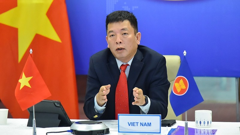 Посол Ву Хо, и.о. главы СДЛ Вьетнама при АСЕАН. Фото: baoquocte.vn