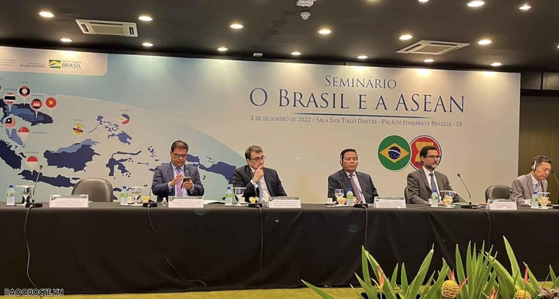 Общий вид семинара «Бразилия и АСЕАН». Фото: baoquocte.vn