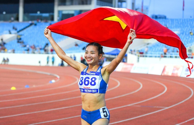 Спортсменка по легкой атлетике Нгуен Тхи Оань. Фото: Тхань Дат