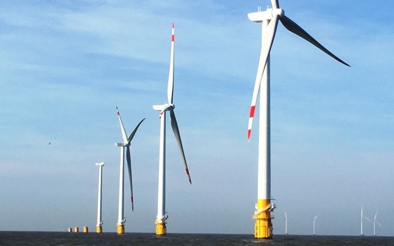 Проекты оффшорной ветроэнергетики в провинции Бенче. Фото: Хоанг Чунг
