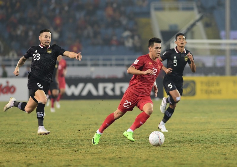 Тиен Линь забил гол уже на 3-й минуте матча. Фото: Чан Хай
