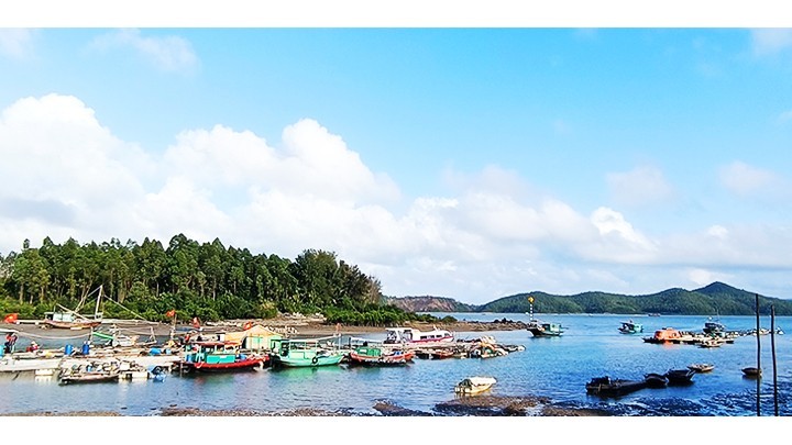 Вид на остров Нгоквынг.