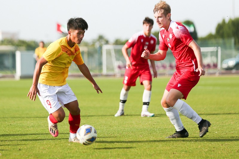 Матч завершился со счетом 0:1 в пользу клуба Дубай Сити. Фото: Федерация футбола Вьетнама