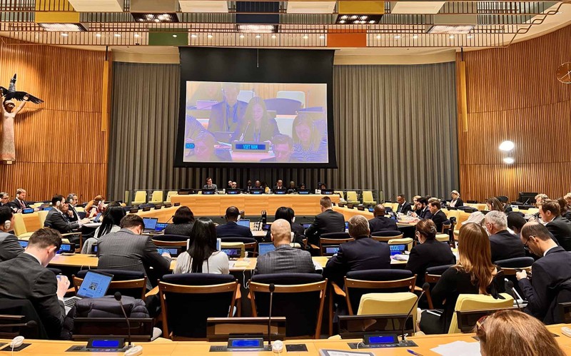 Общий вид заседания СБ ООН. Фото: baoquocte.vn