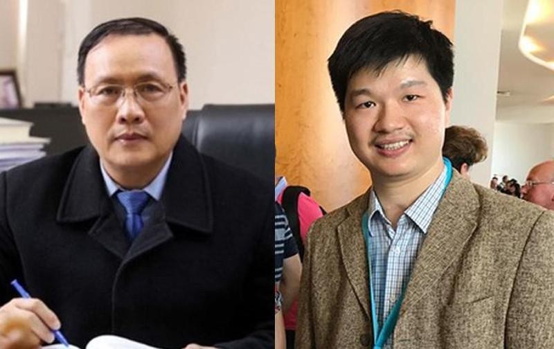 Профессор, доктор наук Нгуен Динь Дык (слева) и доцент, кандидат наук Ле Хоанг Шон.