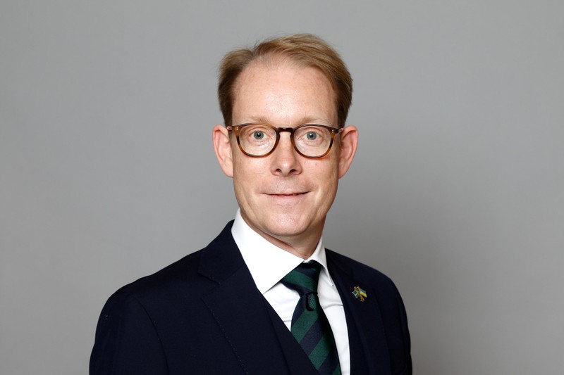 Министр иностранных дел Швеции Тобиас Бильстрем. Фото: government.se