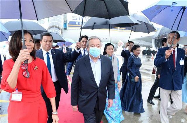 Генеральный секретарь ООН Антониу Гутерриш находится во Вьетнаме с официальным визитом. Фото: VNA