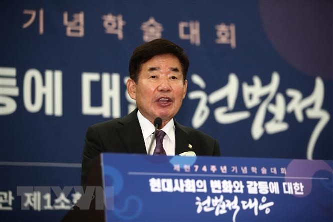 Председатель Национального собрания Республики Корея Ким Джин Пё. Фото: ВИА