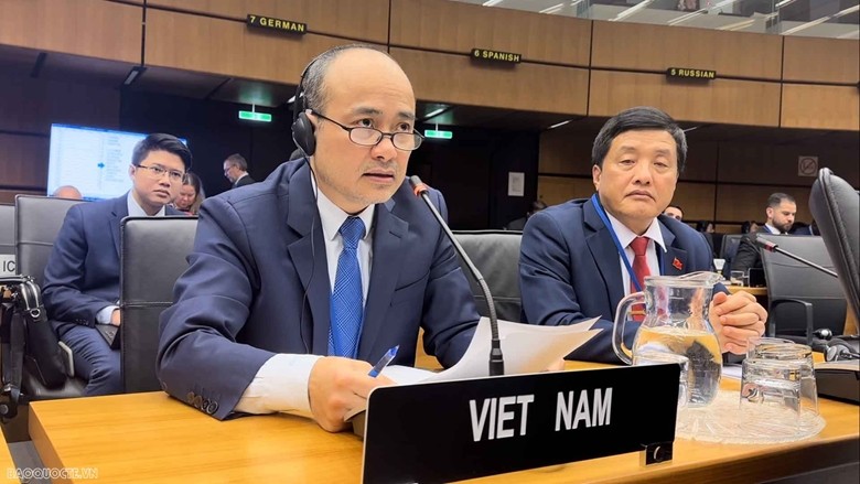 Посол Нгуен Чунг Киен, постоянный представитель Вьетнама при МАГАТЭ. Фото: baoquocte.vn