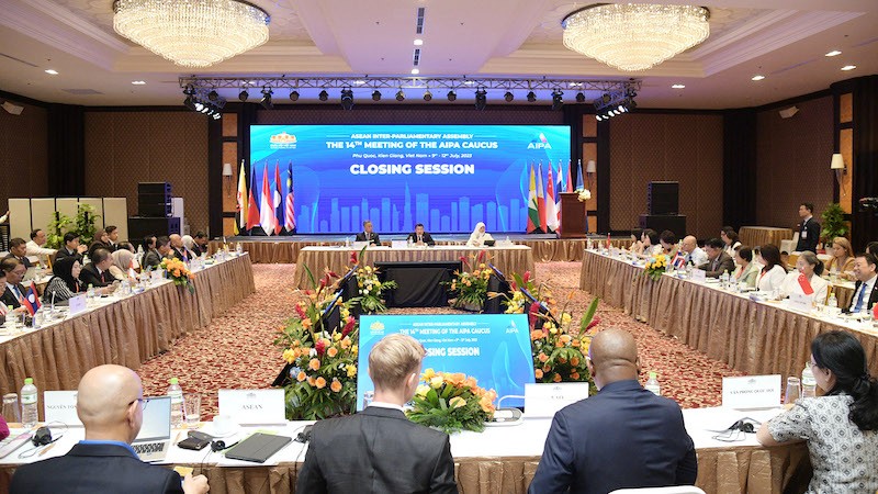 Общий вид заключительной сессии AIPA Caucus-14. Фото: quochoi.vn