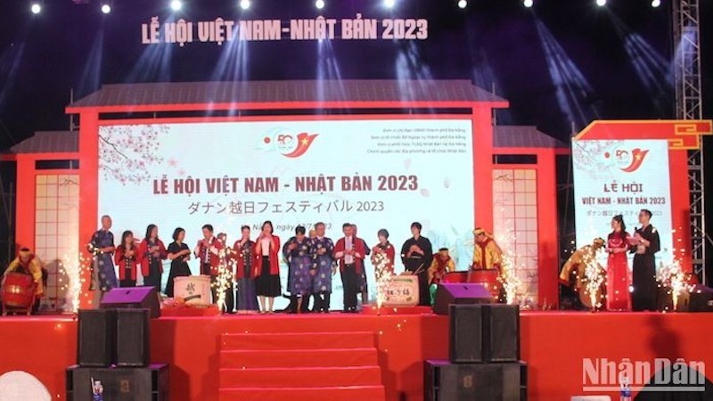 Церемония открытия фестиваля Вьетнам-Япония 2023 года. Фото: Ань Дао