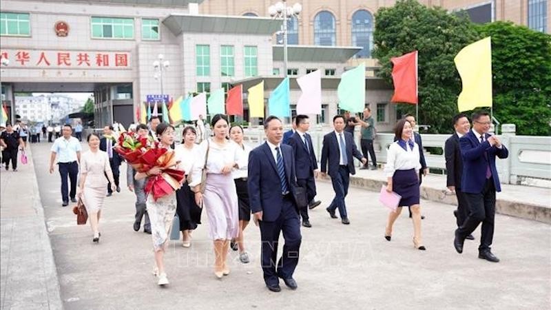 Делегация города Дунсин и округа Фанчэн (Китай). Фото: ВИА