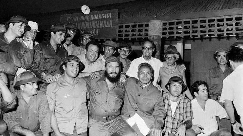 Команданте Фидель Кастро во время визита в Куангчи (15 сентября 1973 г.). Фото: ВИА