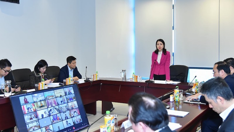 Замминистра иностранных дел Нгуен Минь Ханг выступает на конференции. Фото: baoquocte.vn