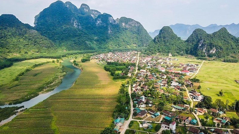 Вьетнамская деревня Танхоа (уезда Миньхоа, провинция Куангбинь0 вошла в число лучших туристических деревень мира 2023 г. по версии Всемирной туристской организации ООН. Фото: ВИА