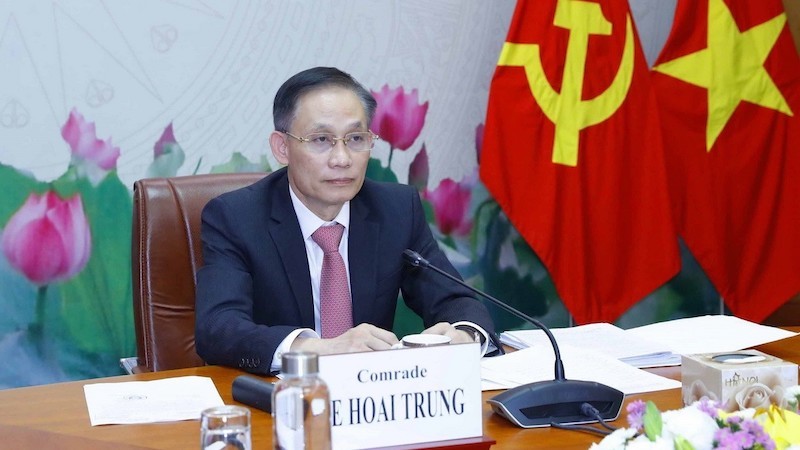 Секретарь ЦК КПВ, глава Отдела по внешним связям ЦК КПВ Ле Хоай Чунг. Фото: ВИА
