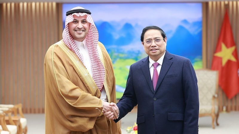 Премьер-министр Фам Минь Тьинь и Посол Саудовской Аравии во Вьетнаме Мохаммед Исмаил А. Далви. Фото: ВИА