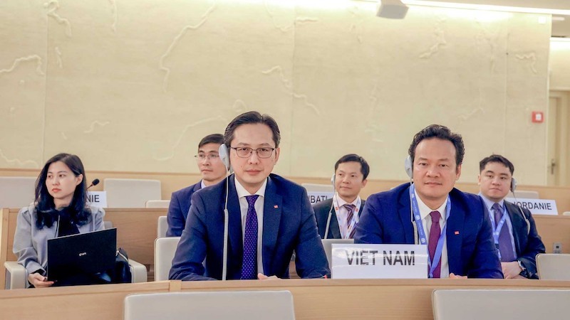 Вьетнамская делегация на заседании. Фото: ВИА