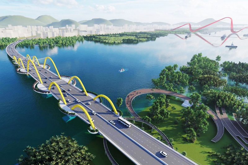 Мост любви считается ключевым проектом, приносящим много пользы местности. Фото: baoquangninh.com.vn