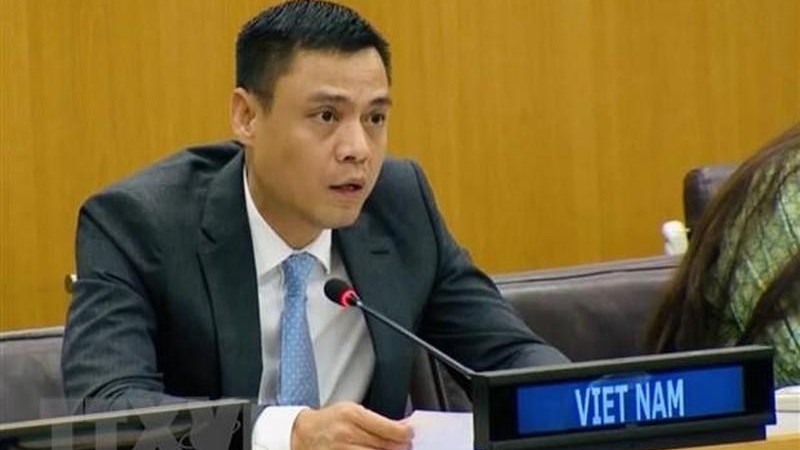 Посол Данг Хоанг Жанг, глава Постоянной миссии Вьетнама при ООН. Фото: ВИА