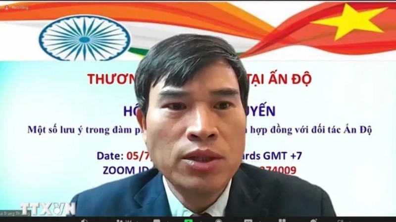 Торговый советник Вьетнама в Индии Буй Чунг Тхыонг. Фото: ВИА