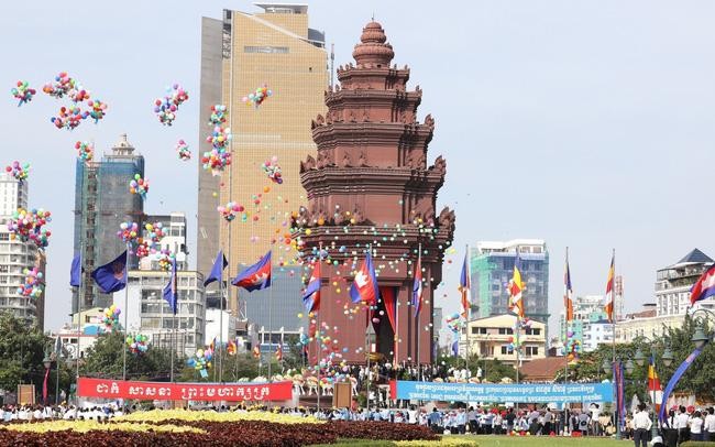 В Камбодже отмечают 69-ю годовщину Дня независимости. Фото: VNA