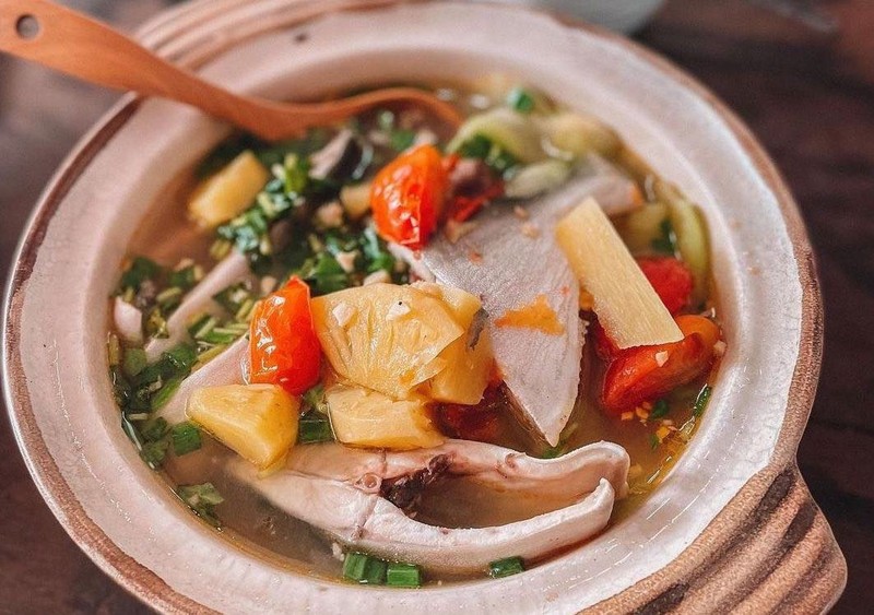 Вьетнамский кисло-сладкий рыбный суп. Фото: vnexpress.net