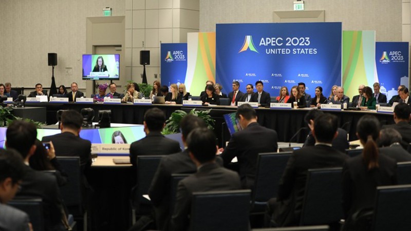 Общий вид 29-го совещания министров торговли экономик-участниц АТЭС. Фото: Министерство промышленности и торговли Вьетнама 