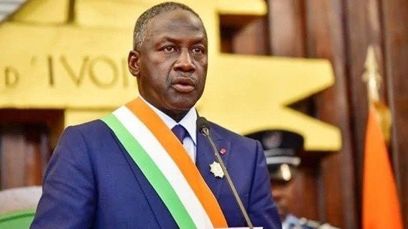 Председатель Парламента Республики Кот-д'Ивуар Адама Биктого.