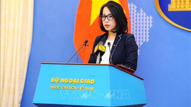 Официальный представитель Министерства иностранных дел Вьетнама Фам Тху Ханг. Фото: ВИА