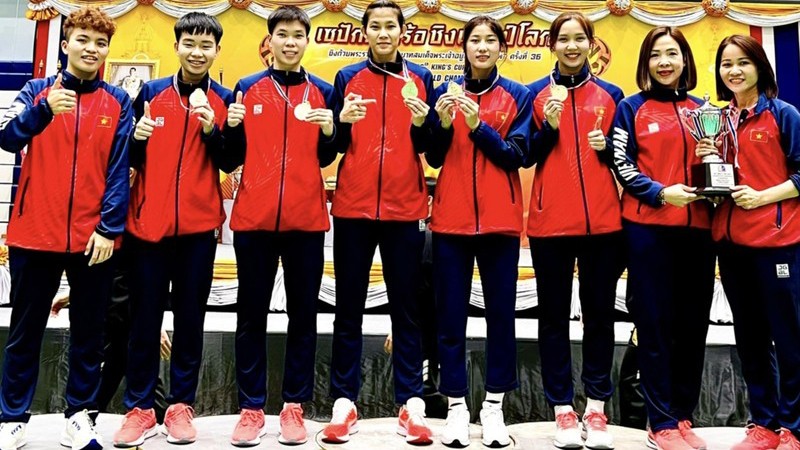 Второй год подряд вьетнамские девушки являются чемпионами по сепактакрау. 