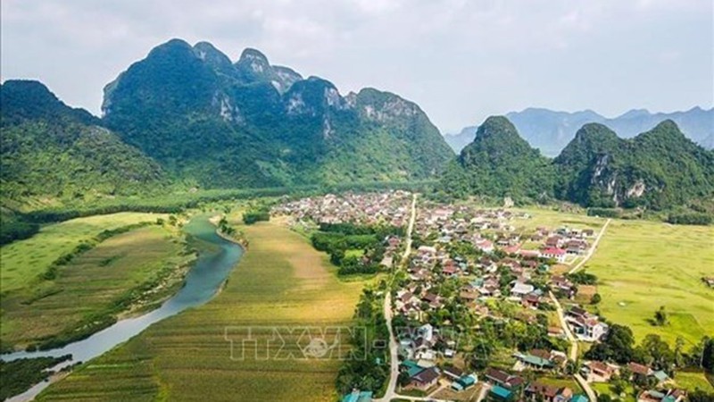 Деревня Танхоа в общине Танхоа уезда Миньхоа центральной провинции Куангбинь. Фото: ВИА