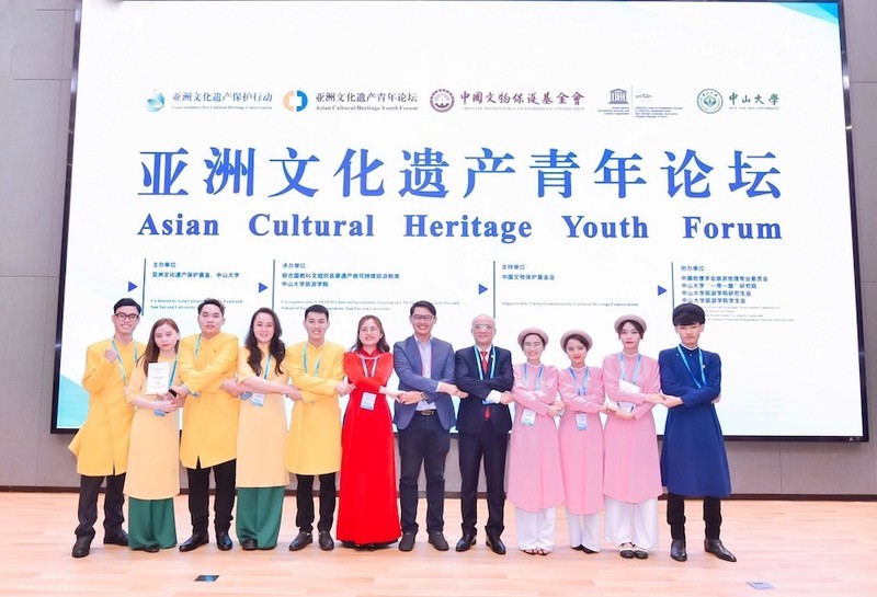 Вьетнамская делегация на конкурсе «Сохранение культурного наследия Азии и устойчивые решения».