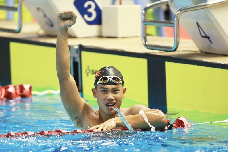 Ву Данг Нат Нам завоевал золотую медаль в в дайвинге. Фото: ВИА