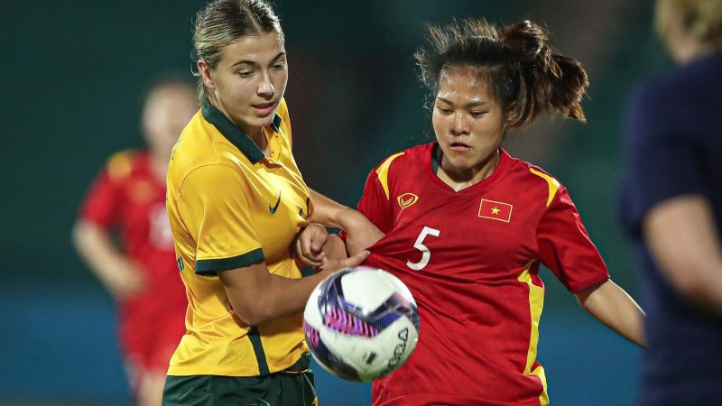 Матч завершился со счетом 0:2 в пользу сборной Австралии. Фото: Федерация футбола Вьетнама