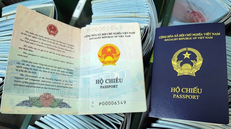 Паспорт гражданина Вьетнама. Фото: VGP