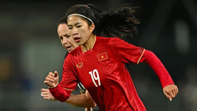 Тхань Ня произвела сильное впечатление, забив гол в ворота женской сборной Германии. Фото: АФК