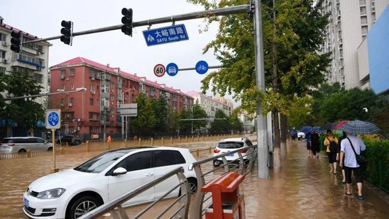Последствия проливных дождей в Пекине (Китай). Фото: Синьхуа