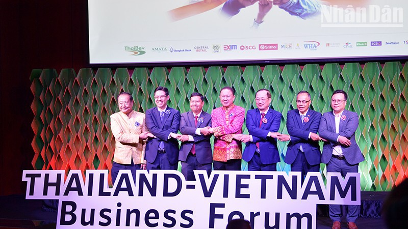 Делегаты на Таиландско-вьетнамском бизнес-форуме 2023 г. Фото: Динь Чыонг