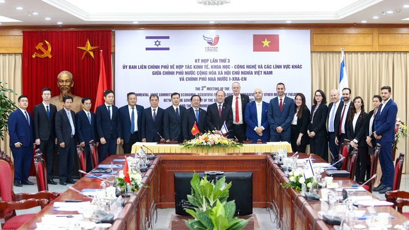 Участники 3-го заседания Вьетнамско-израильского межправительственного комитета. Фото: VGP