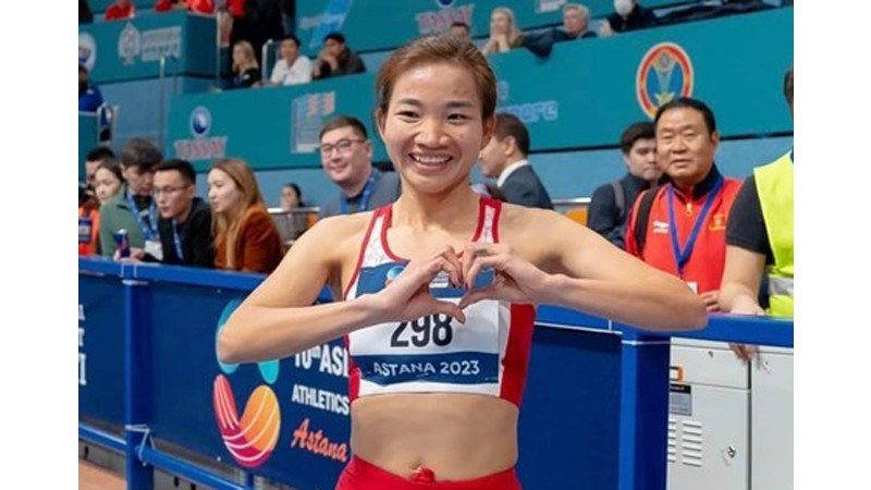 Спортсменка Нгуен Тхи Оань.